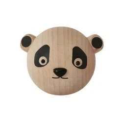 OYOY Mini wall hook, Panda BeigeBlack Outlet