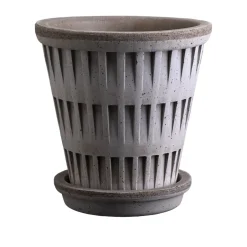 Bergs Potter Pantheon raw pot, , Ø18 cm Grey Clearance