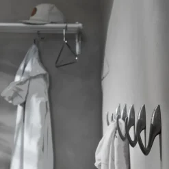 Essem Design Papa clothes hook, aluminum Silver-coloured Hot