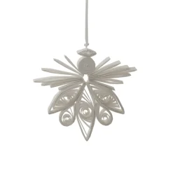 DBKD Paper Angel Christmas ornament, White New
