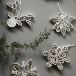 DBKD Paper Angel Christmas ornament, White New