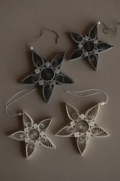 DBKD Paper star Christmas decoration 13 cm, Mole Brown Hot