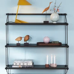 Warm Nordic Parade shelf, Oxide , 3 shelves Red