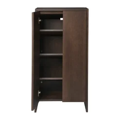 Ferm Living Parcel cabinet, Dark stained oak, 55x30x110 cm Brown Outlet