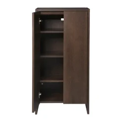Ferm Living Parcel cabinet, Dark stained oak, 55x30x110 cm Brown Outlet