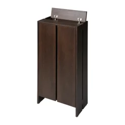 Ferm Living Parcel cabinet, Dark stained oak, 55x30x110 cm Brown Outlet