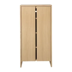 Ferm Living Parcel cabinet, Natural oak, 55x30x110 cm Beige Discount