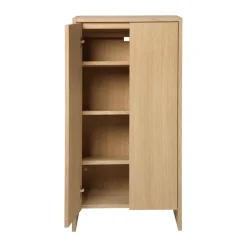 Ferm Living Parcel cabinet, Natural oak, 55x30x110 cm Beige Discount