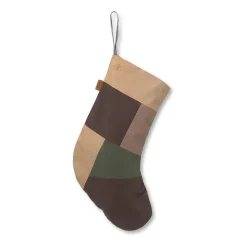 Ferm Living Patchwork stocking, Multi Hot
