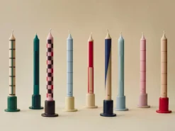 HAY Pattern candle mix 4-pack, s-bordeaux Blue