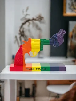 Non Violence Peace for All decoration 19 cm, Multi Sale