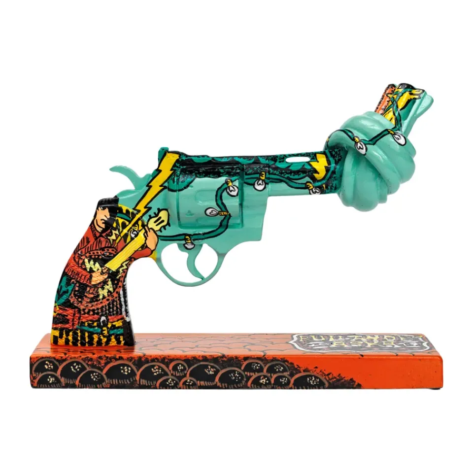Non Violence Peace n Luv decoration 19 cm, Multi Outlet