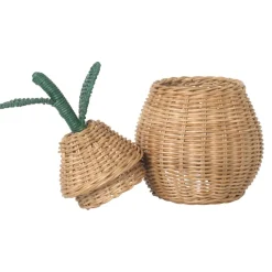 Ferm Living Pear storage basket, Small BeigeGreen Discount