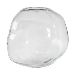 DBKD Pebble vase clear, large Ø28 cm Transparent Best