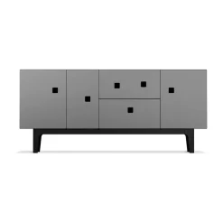 Zweed Peep M2 media bench, Slate . black lacquered Grey Online