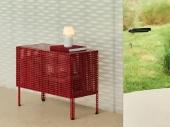 HAY Perforated Cabinet skåp small, Wine Red New
