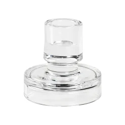 Broste Copenhagen Petra candle stick, 8 cm Transparent Hot