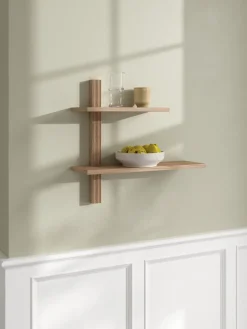 Andersen Furniture Phase wall shelf, Oak, 68x18x55 cm Beige Online