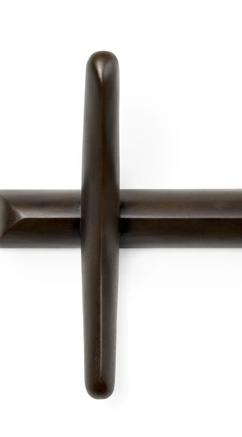 Ethnicraft PI clothes hanger 70 cm, Dark stained mahogany Brown Hot