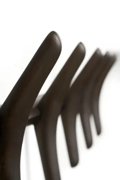 Ethnicraft PI clothes hanger 70 cm, Dark stained mahogany Brown Hot