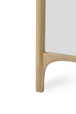 Ethnicraft PI floor mirror, Oak, 190 cm Beige Discount