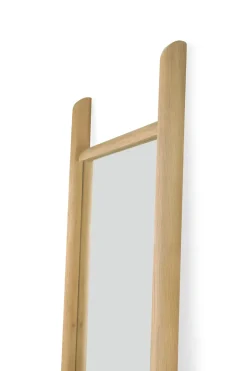 Ethnicraft PI floor mirror, Oak, 190 cm Beige Discount