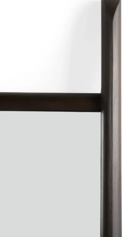 Ethnicraft PI floor mirror 80x200 cm, Dark stained mahogany Brown Discount
