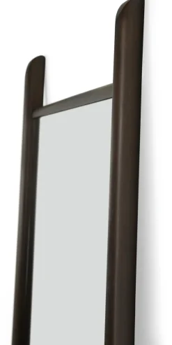 Ethnicraft PI floor mirror 55x190 cm, Dark stained mahogany Brown Discount