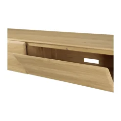 Ethnicraft PI media bench, Oak, 242 cm Beige Discount