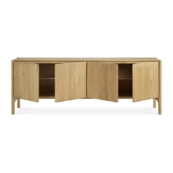 Ethnicraft PI Sideboard, Oak, 4 doors Brown Sale