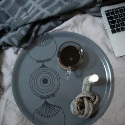 Almedahls Picknick Elements tray onion Ø38, dark Grey Hot