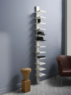 Källemo Pilaster wall shelf, Eggshell high gloss White Outlet
