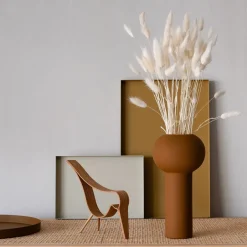 Cooee Design Pillar vase 24 cm, coconut Brown Online