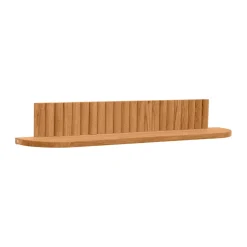 Andersen Furniture Pillar wall shelf, Oiled Natural Oak, 78x15x12 cm Beige Outlet