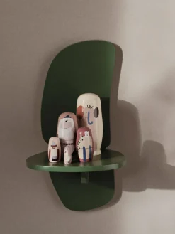 Ferm Living Pilu wall shelf 40 cm, Verdant Green Outlet