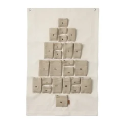 Ferm Living Pine advent calendar, Mini, 50x69 cm Beige Online