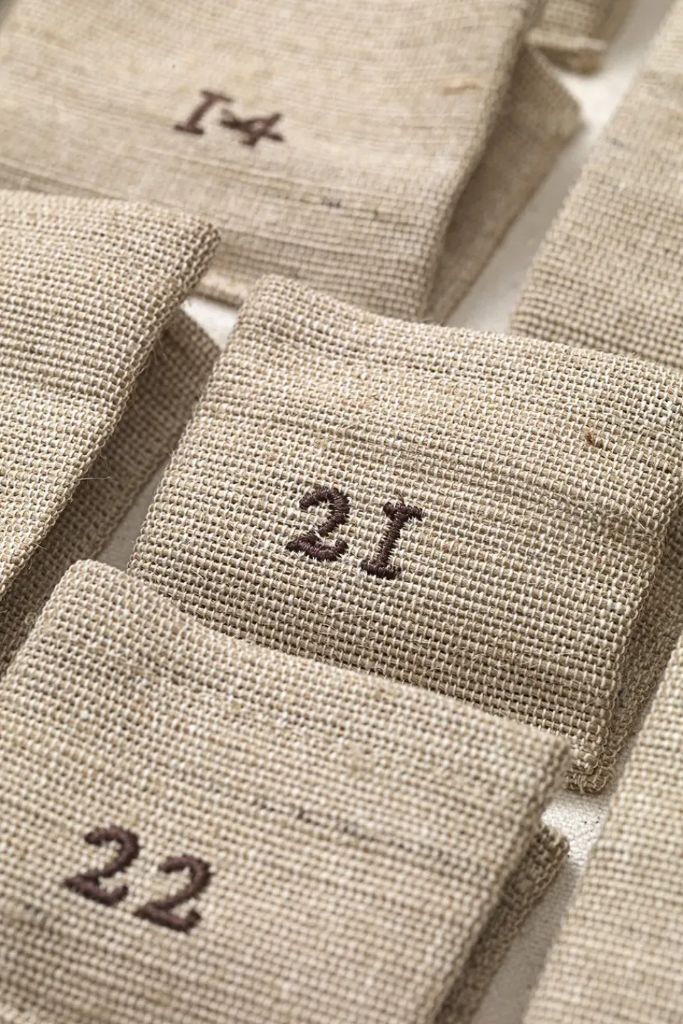 Ferm Living Pine advent calendar, Mini, 50x69 cm Beige Online
