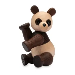 Spring Copenhagen Pixi Panda decoration maple 9 cm, Brown Clearance