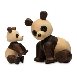 Spring Copenhagen Pixi Panda decoration maple 9 cm, Brown Clearance