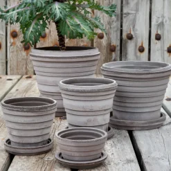 Bergs Potter Planet Mars flower pot Ø12 cm, Grey Hot