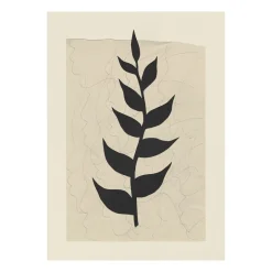 Paper Collective Plant Poem poster, 50x70 cm BlueBlack Sale