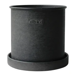 DBKD Plant pot small 2-pack, Black Hot
