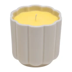 Iittala Play candle in ceramic form round, Beige-yellow BeigeYellow New