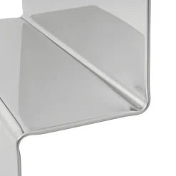 Muuto Pleat wall mirror, Polished steel, 227x57 cm Grey Sale