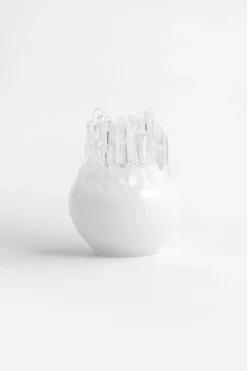 Kosta Boda Polar candle holder 190 mm, White Best