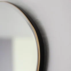 Ferm Living Pond mirror large, Brass Gold-coloured Hot