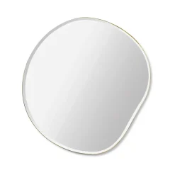Ferm Living Pond mirror, Small brass White Clearance
