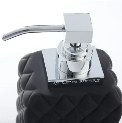 Lene Bjerre Portia soap dispenser, Black-silver BlackSilver-coloured Outlet