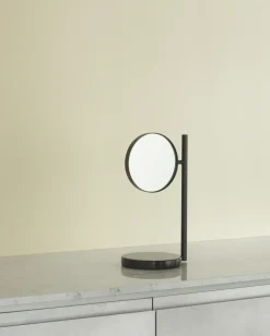 Normann Copenhagen Pose table mirror double-sided, Black Sale