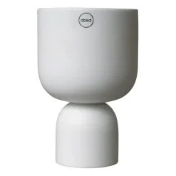 DBKD Post flower pot Ø13 cm, White Hot